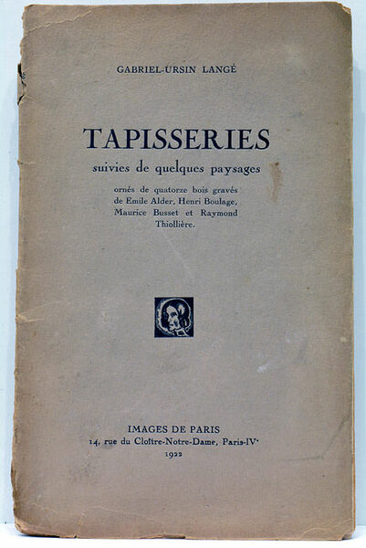 Tapisseries suivies de quelques paysages ornés de quatorze bois gravés …