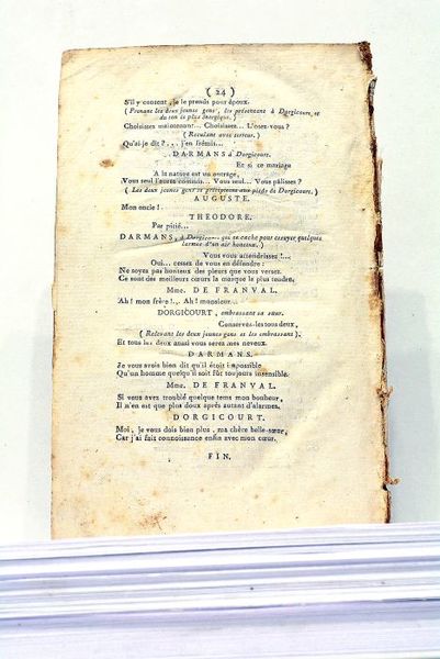 L'incertitude Maternelle, ou le Choix Impossible, Comédie en un acte …