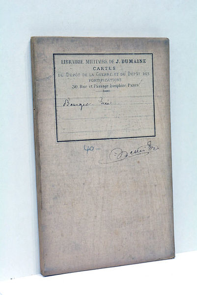 CARTE de Bourges. Gravée: le trait par Thuillier, la lettre …