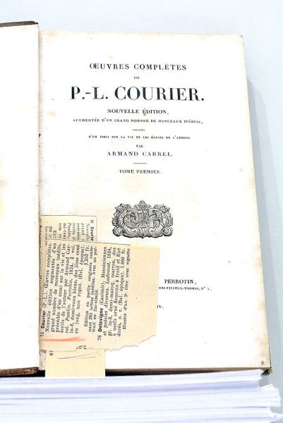 Oeuvres Complètes. Nouvelle édition, augmentée d'un grand nombre de morceaux …