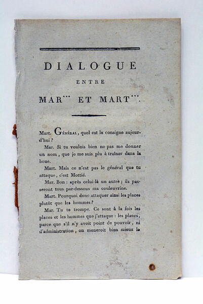 DIALOGUE ENTRE MAR*** ET MART ***.