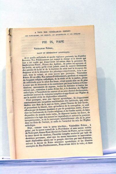 LETTRE Encyclique de Notre Très Saint Père Le Pape Pie …