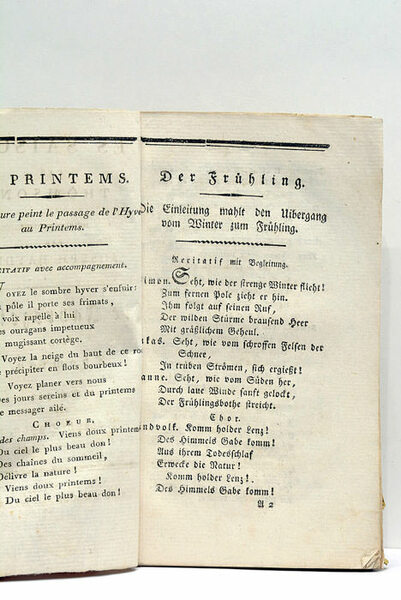 Les Saisons, mises en musique par Joseph Haydn.