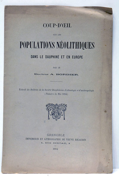 Coup-d'Oeil sur les Populations Néolithiques dans le Dauphiné et en …