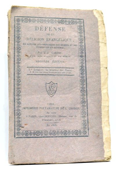 Défense de la Religion Réformée, offerte aux Chrétiens Evangéliques. Seconde …