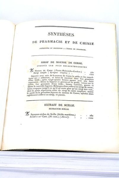 Synthèses de Pharmacie et de Chimie présentées et soutenues à …