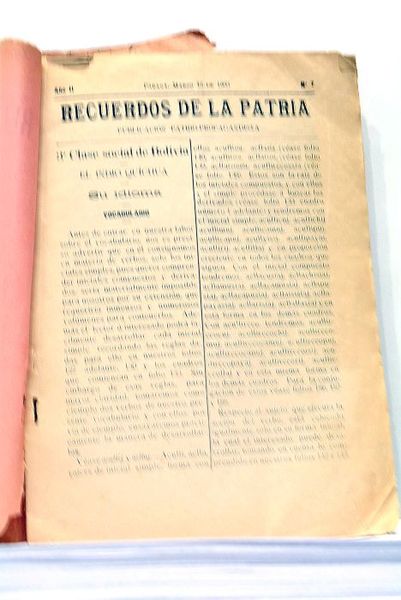 Algunos Ligeros Datos y Noticias civersas acerca de la República …