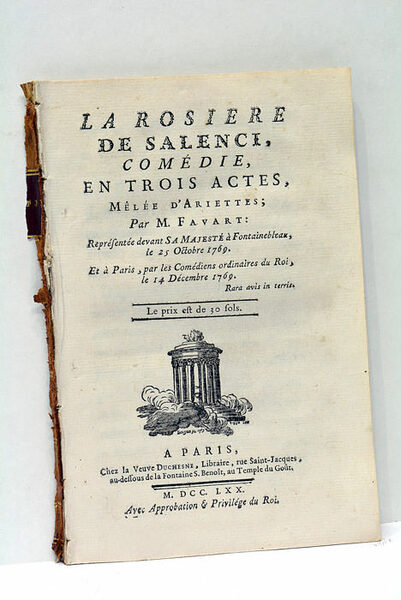 La Rosière de Salenci, comédie, en trois actes, mêlée d'ariettes.