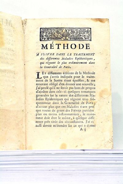 Méthode à suivre dans le Traitement des différentes maladies épidémiques, …
