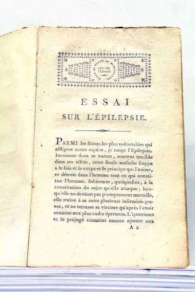 Essai sur l'Épilepsie.