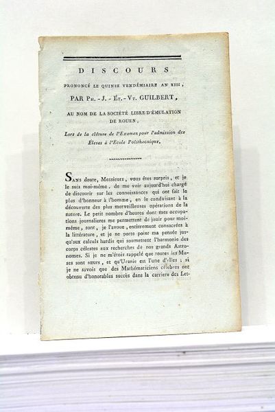 Discours prononcé le quinze vendémiaire an XIII, au nom de …
