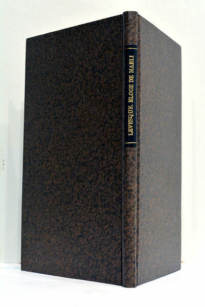 Eloge Historique de M. l'abbé de Mably. Qui a partagé …