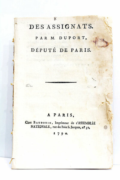 Des Assignats.