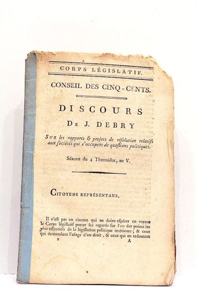 Discours sur les rapports et projets de résolution relatifs aux …