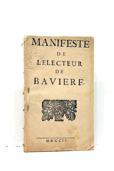 Manifeste de l'Électeur de Bavière.