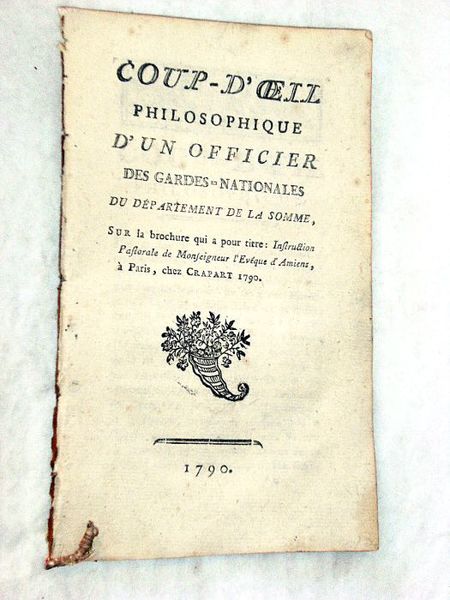 Coup d'oeil philosophique d'un officier des gardes-nationales du département de …