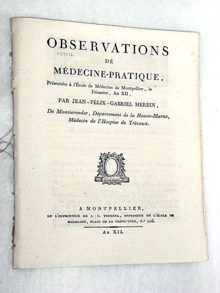 Observations de Médecine-Pratique.