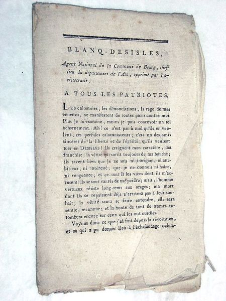 A tous les Patriotes.