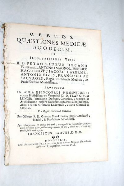 Quaestiones medicae duodecim…