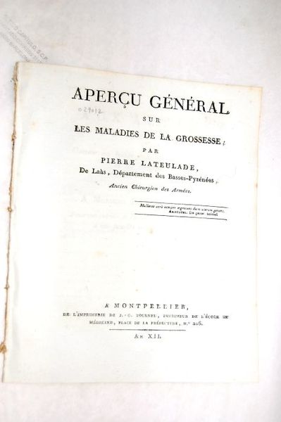 Aperçu général sur les maladies de la grossesse.