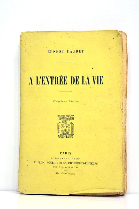 A l'entrée de la vie.