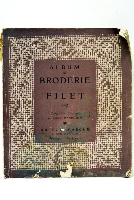 Albumde broderie et de filet.