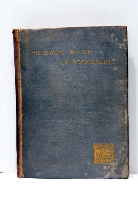 An historical sketch of bookbinding.