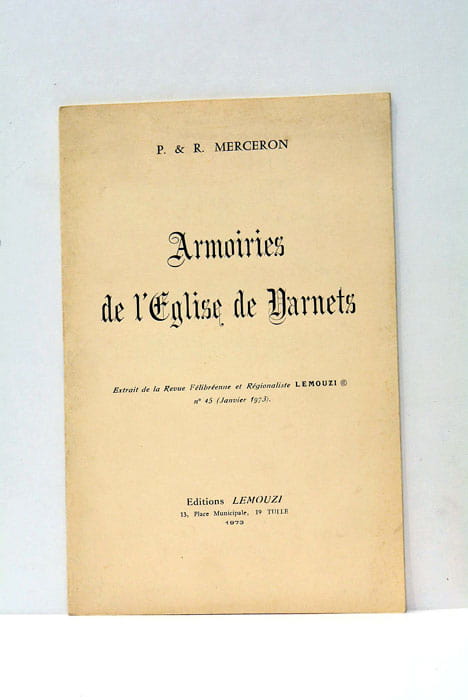 Armoiries de l'Eglise de Darnets. Extrait de la Revue Félibréenne …