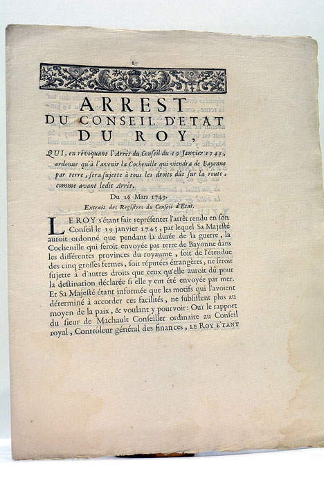 ARREST DU CONSEIL D'ETAT DU ROY, qui, en révoquant l'Arrêt …