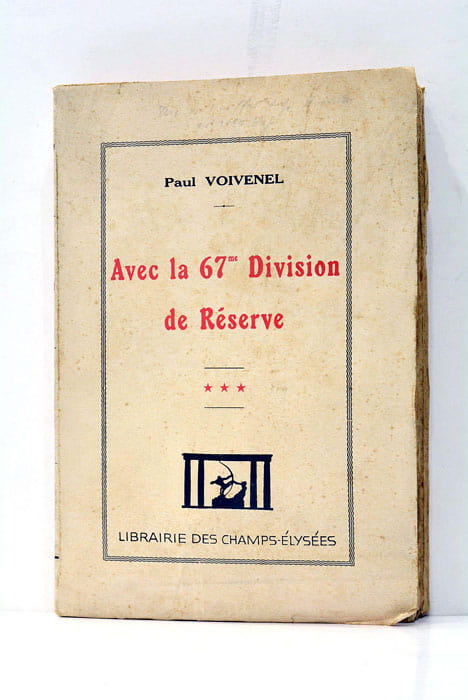 Avec la 67me Division de Réserve.
