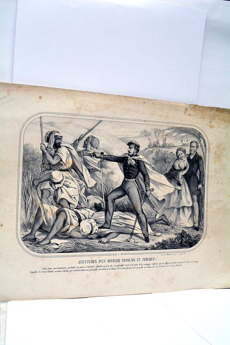 AVENTURES D'UN OFFICIER Français en Afrique.