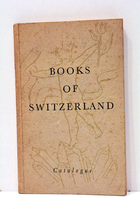 BOOKS OF Switzerland. Catalogue.