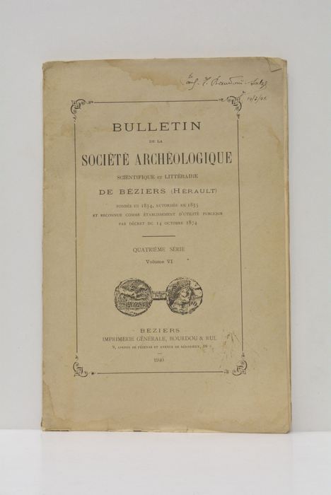 Bulletin de la société archéologique scientique et littéraire de Béziers …