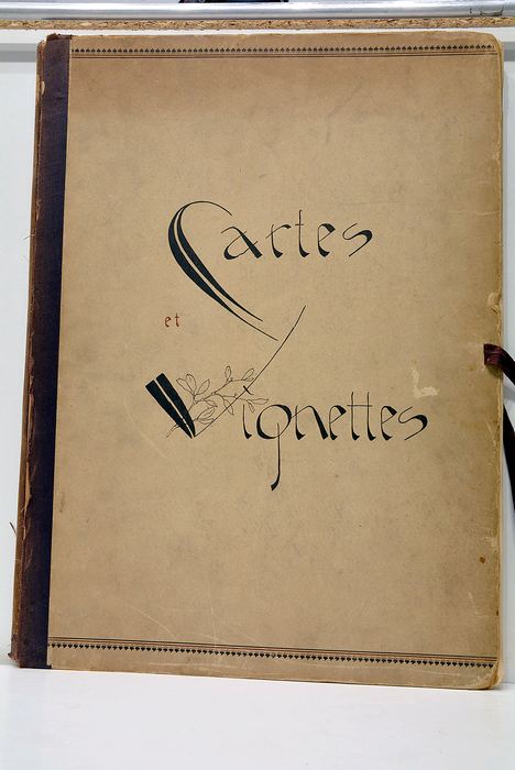 Cartes et Vignettes. Croquis et motifs pour cartes de vins, …