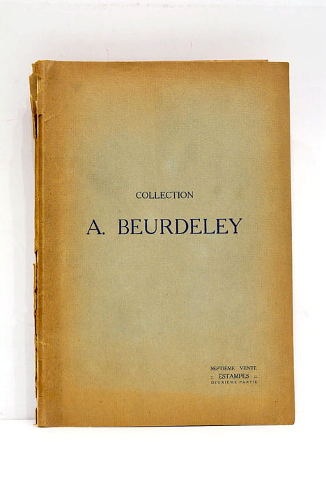 CATALOGUE DES ESTAMPES modernes. (Deuxième Partie, septième vente).