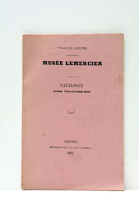 CATALOGUE des tableaux. Musée Lemercier.