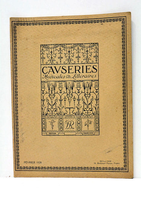 CAUSERIES MÉDICALES & Littéraires.