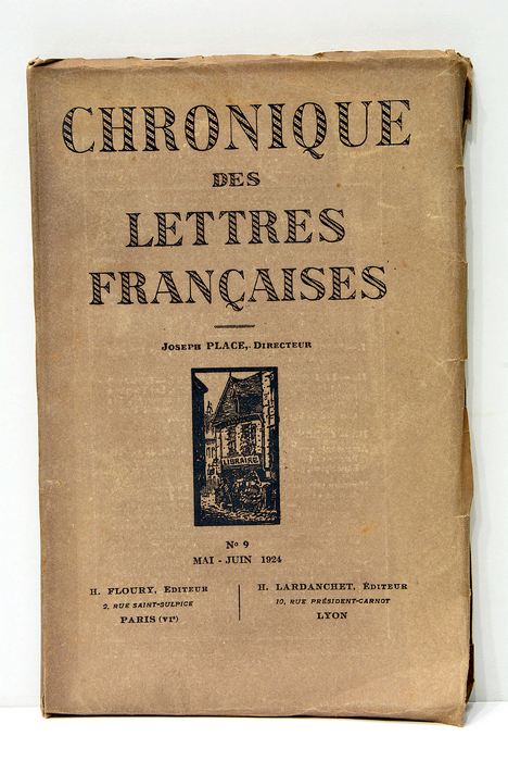 Chronique des lettres françaises.