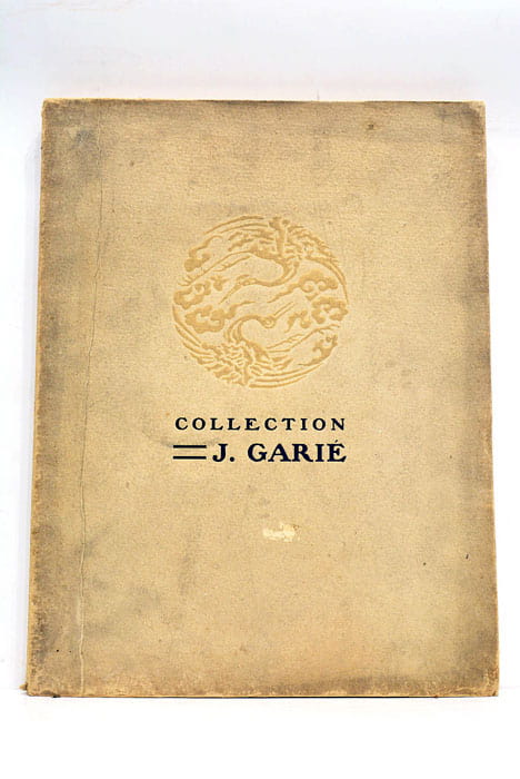 Collection J. Garié. Objets d'art et peintures du Japon et …