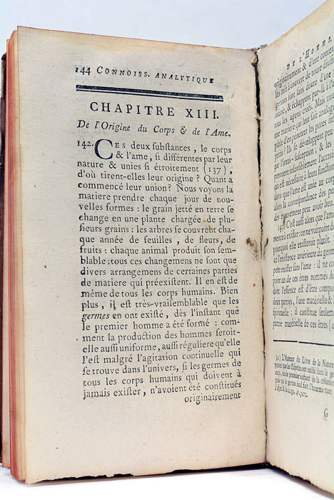 Connoissance Analytique de l’Homme, de la Matière, et de Dieu.