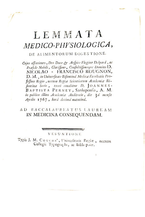 De Alimentorum Digestione.