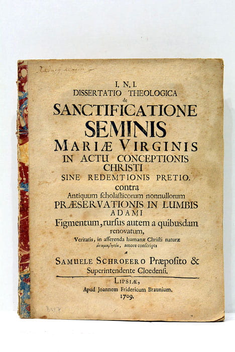 De Sanctificatione Seminis Mariae Virginis in Actu Conceptionis Christi sin …