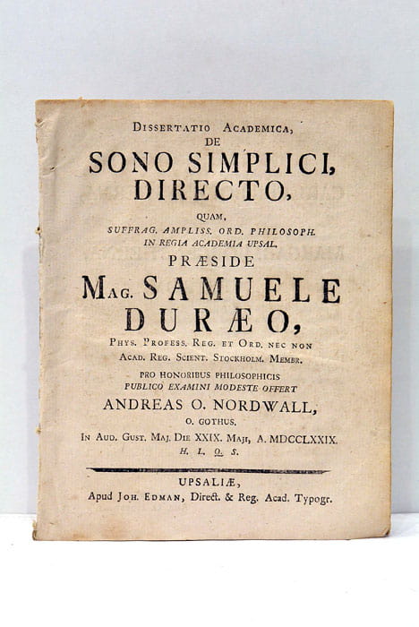 De Sono Simplici Directo.