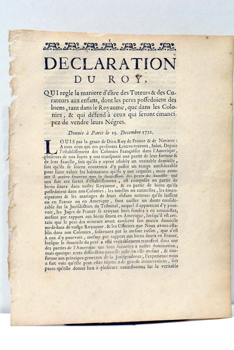 DECLARATION DU ROY qui règle la manière d'élire des tuteurs …