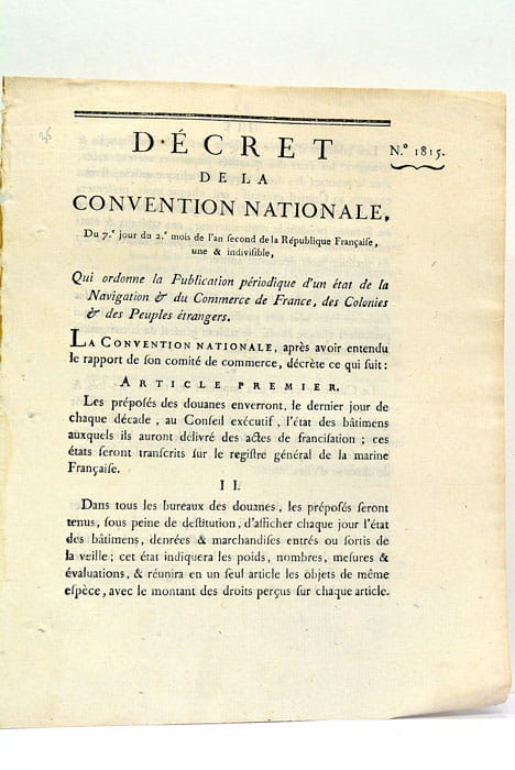Décret de la Convention Nationale, Du 7.e jour du 2.e …
