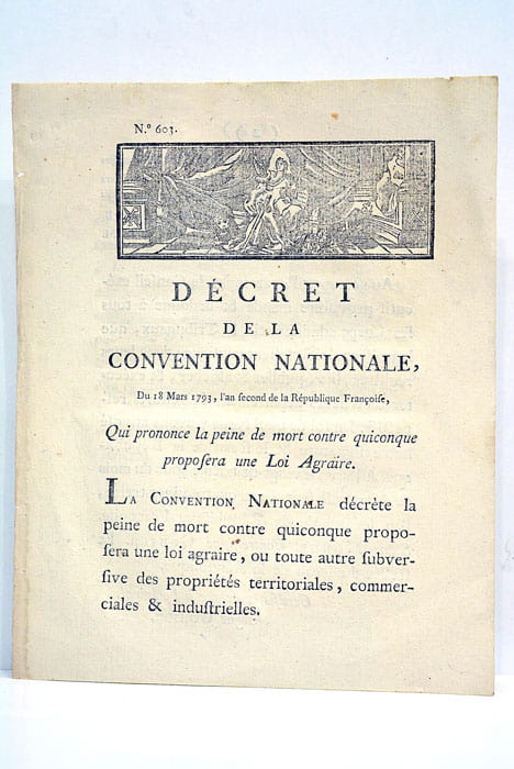 DECRET de la Convention Nationale qui prononce la peine de …