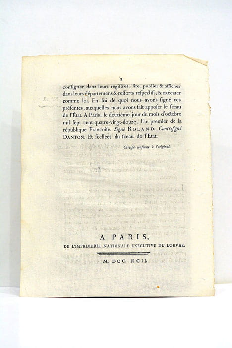 DÉCRET DE LA CONVENTION NATIONALE. Somme de deux millions mise …