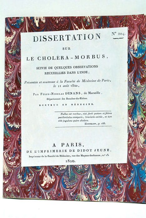 Dissertation sur le Choléra-Morbus, suivie de quelques observations recueillies dans …