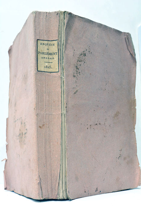 ENQUETE Faite par Ordre du Parlement d'Angleterre, pour constater les …