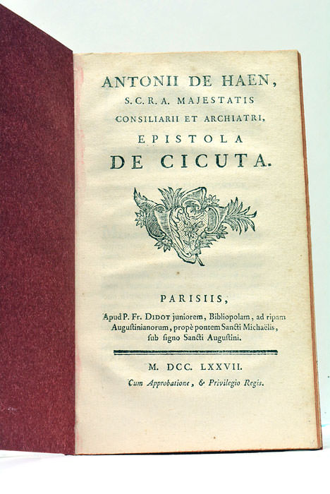 Epistola de Cicuta.